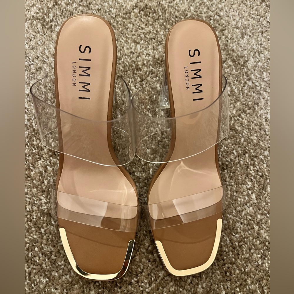 ASOS clear heel